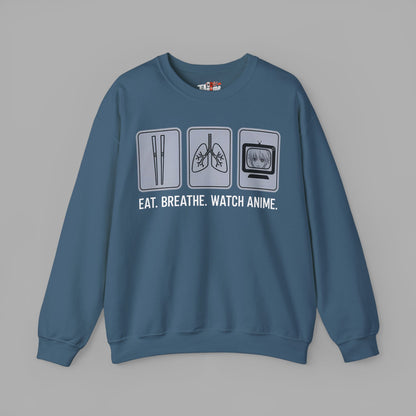 Eat Breathe Watch Anime Sweatshirt