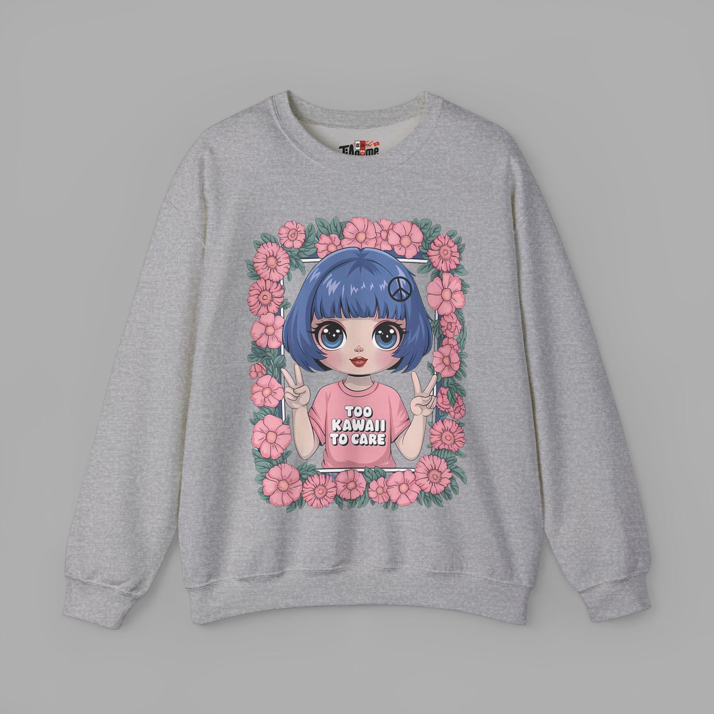 Too Kawaii to Care Sweatshirt