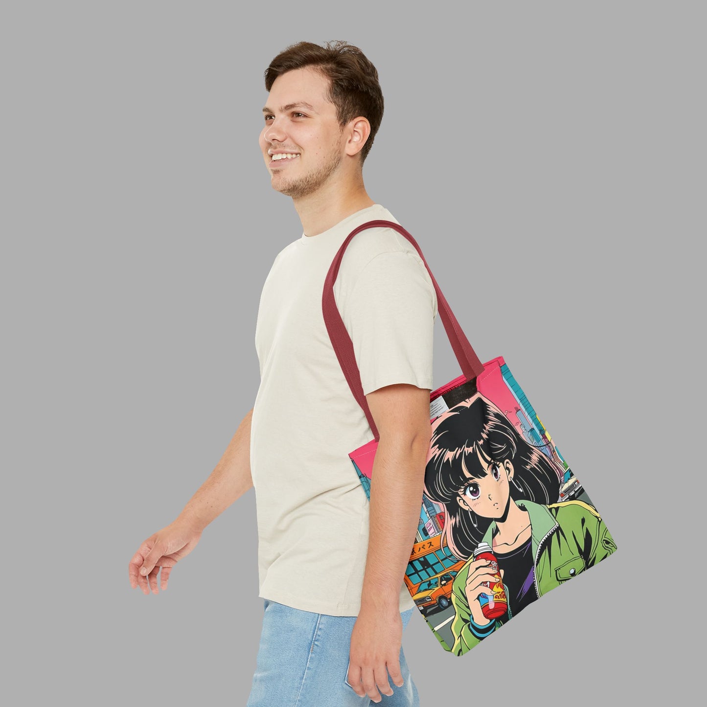 Retro Josei Anime Tote Bag