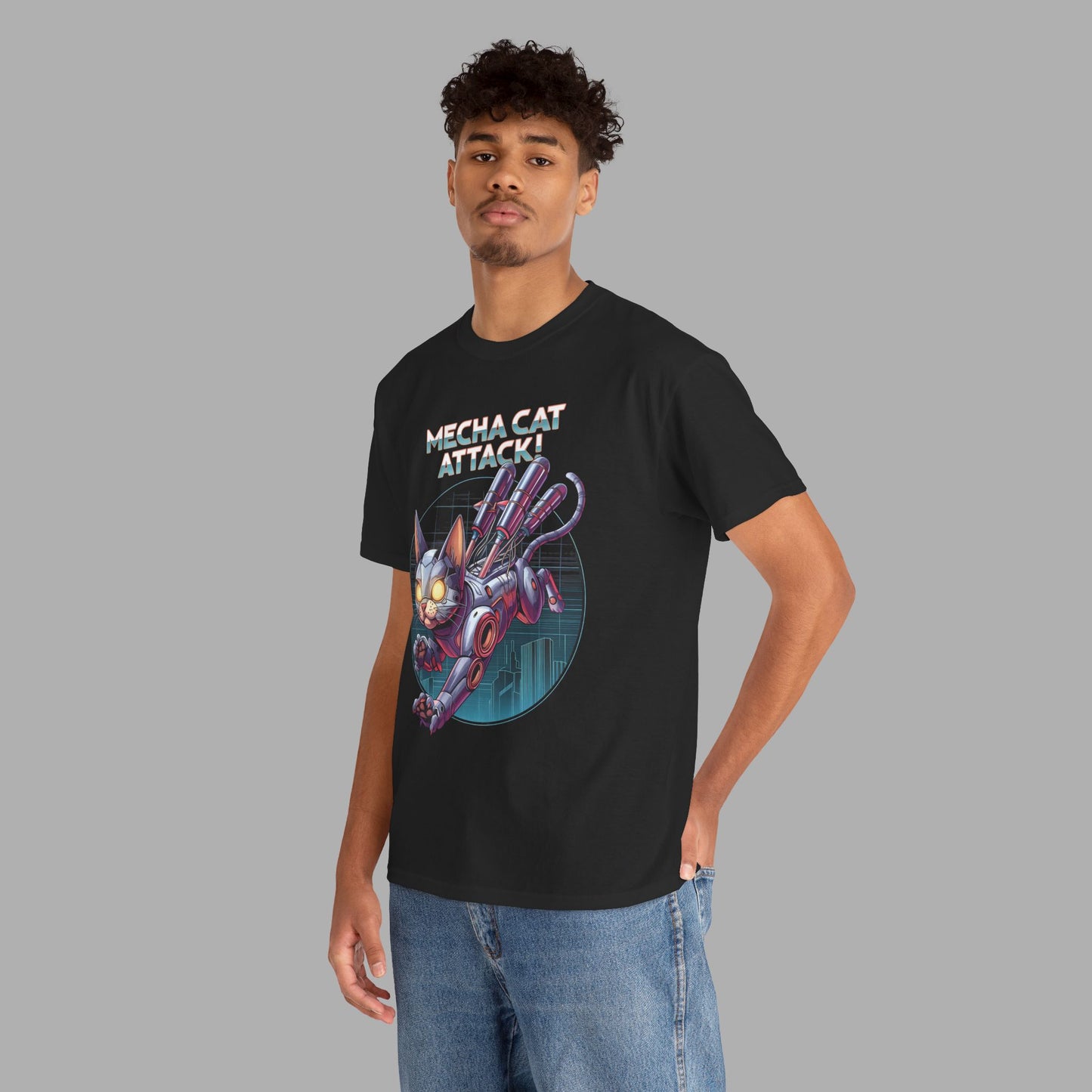 Mecha Cat Attack T-Shirt