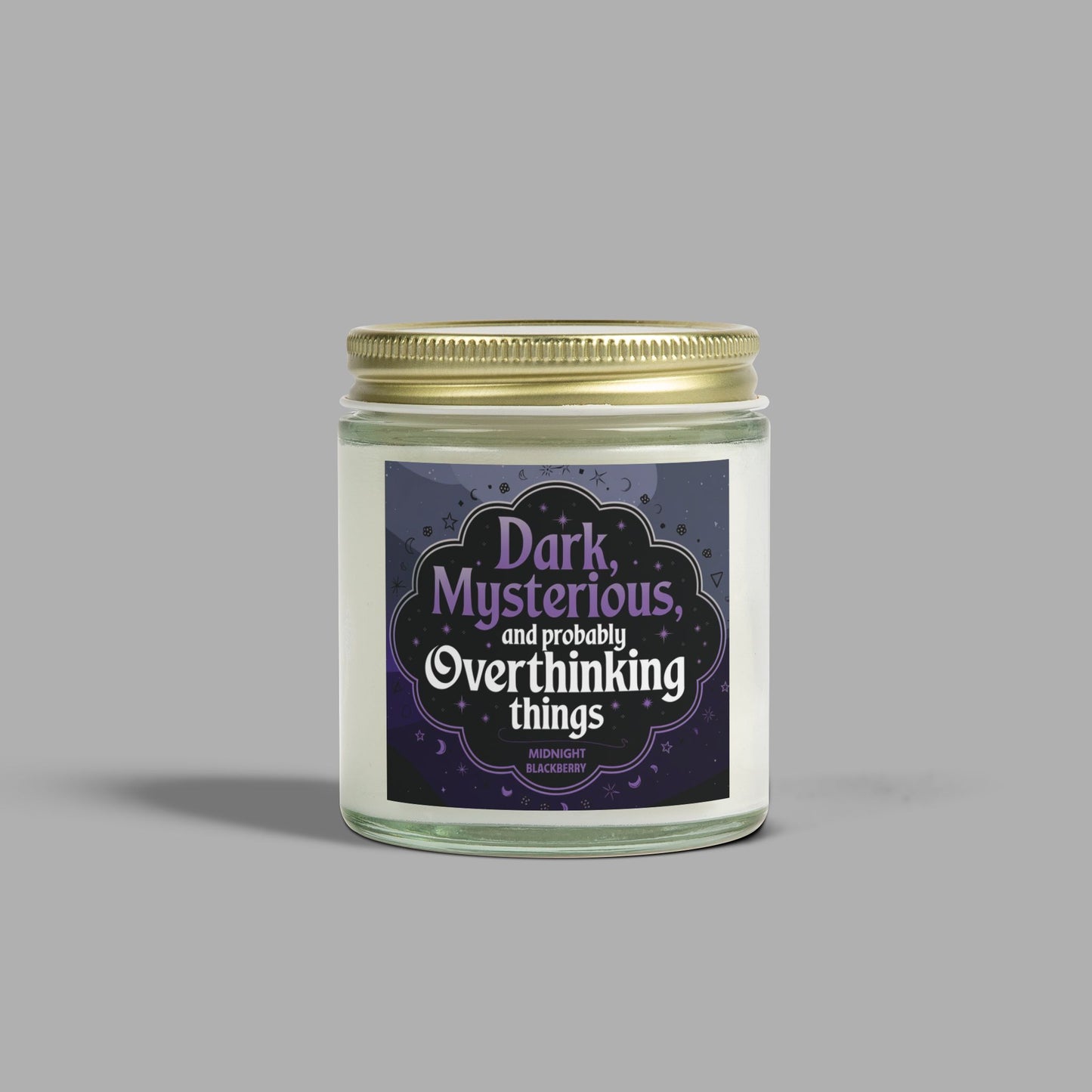 Dark Mysterious Overthinking Candle