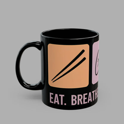 Eat Breathe Watch Anime Mug