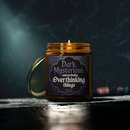 Dark Mysterious Overthinking Candle