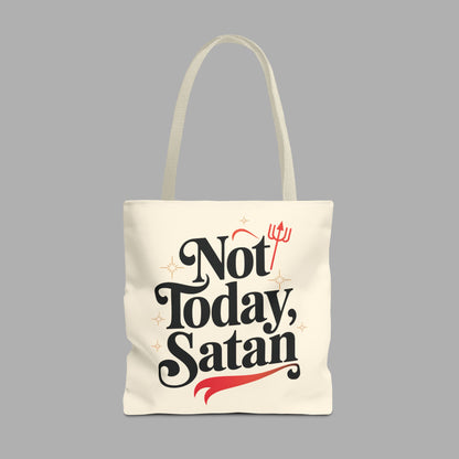 Not Today Satan Tote Bag