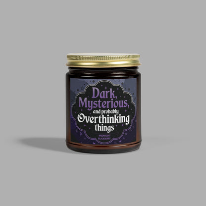 Dark Mysterious Overthinking Candle