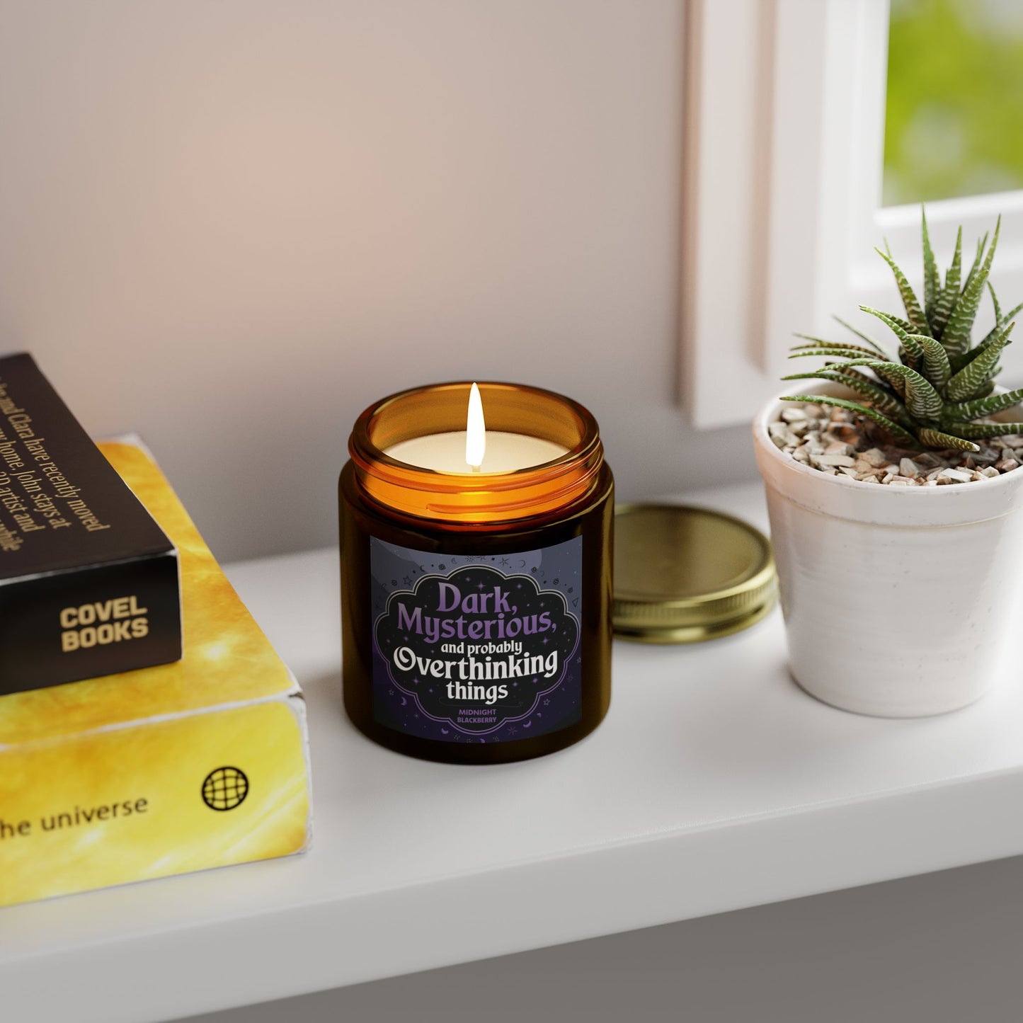 Dark Mysterious Overthinking Candle