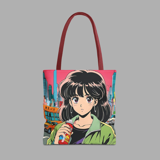 Retro Josei Anime Tote Bag