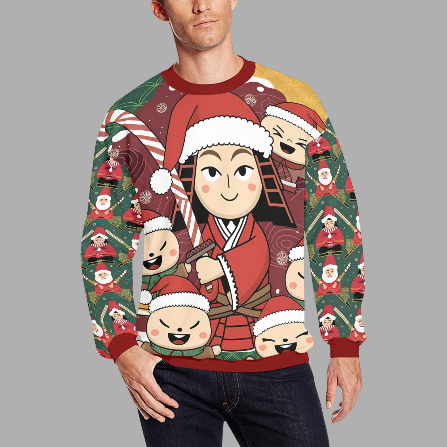 Samurai Santa Ugly Sweater