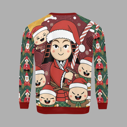 Samurai Santa Ugly Sweater