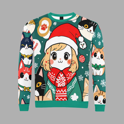 Festive Cats Ugly Sweater