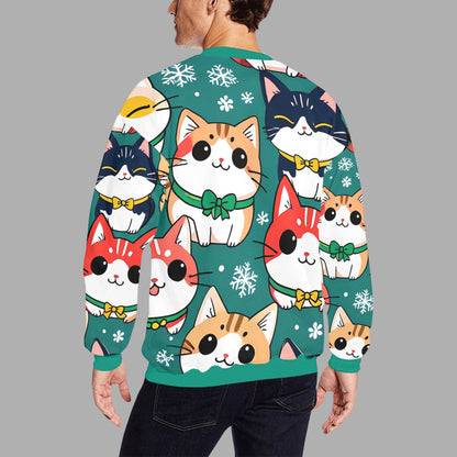 Festive Cats Ugly Sweater