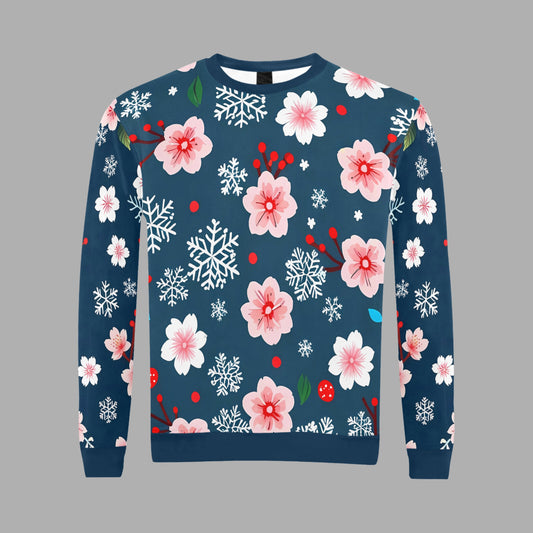 Sakura Snowflake Ugly Sweater