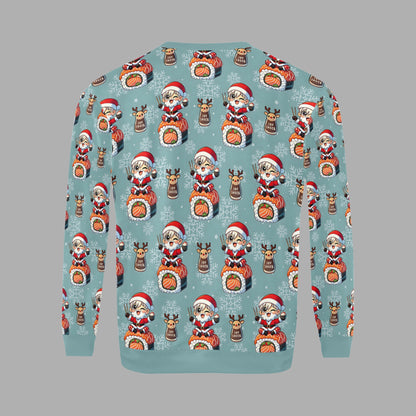 Sushi Santa Ugly Sweater