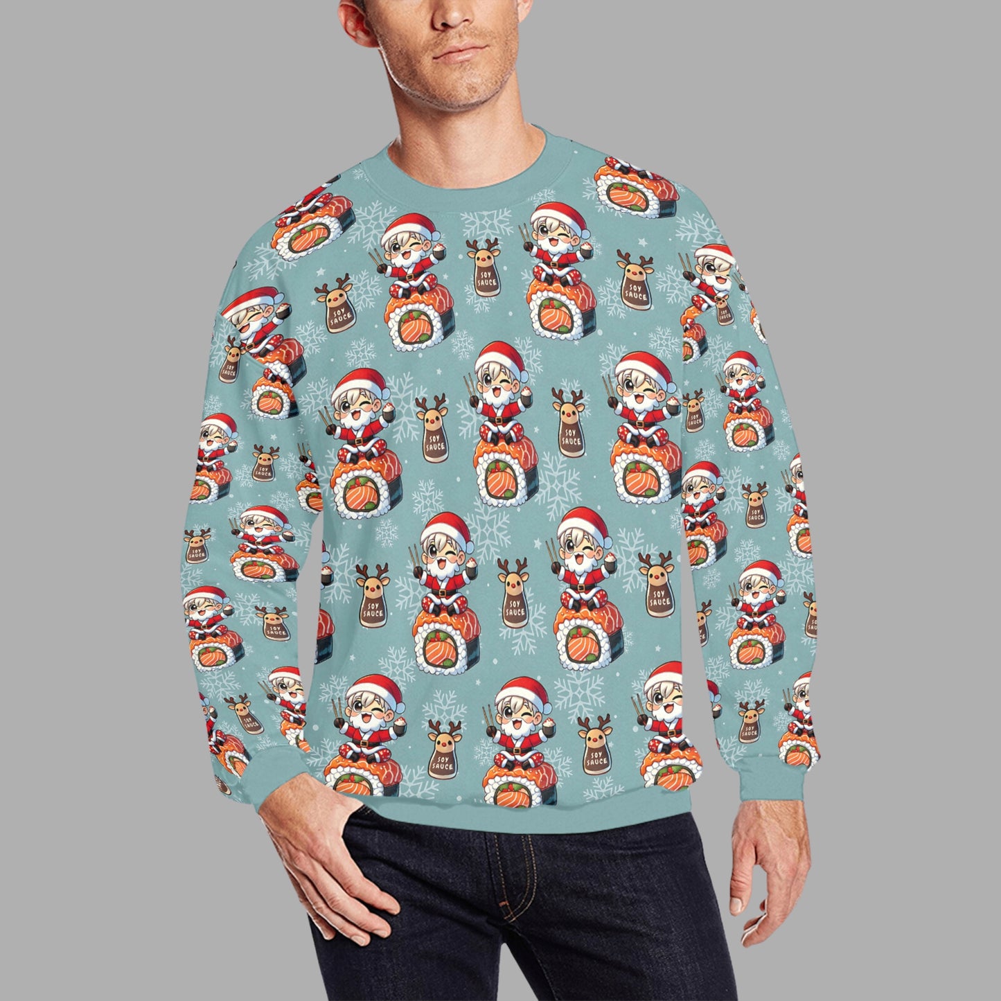 Sushi Santa Ugly Sweater