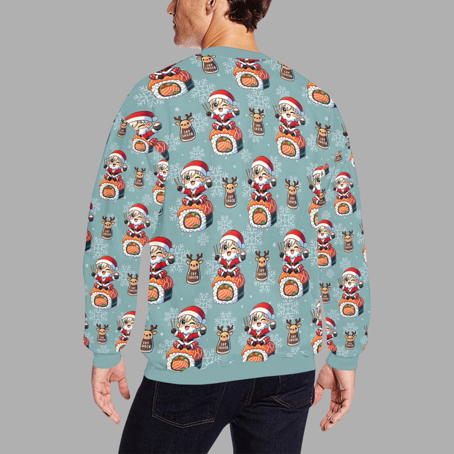 Sushi Santa Ugly Sweater