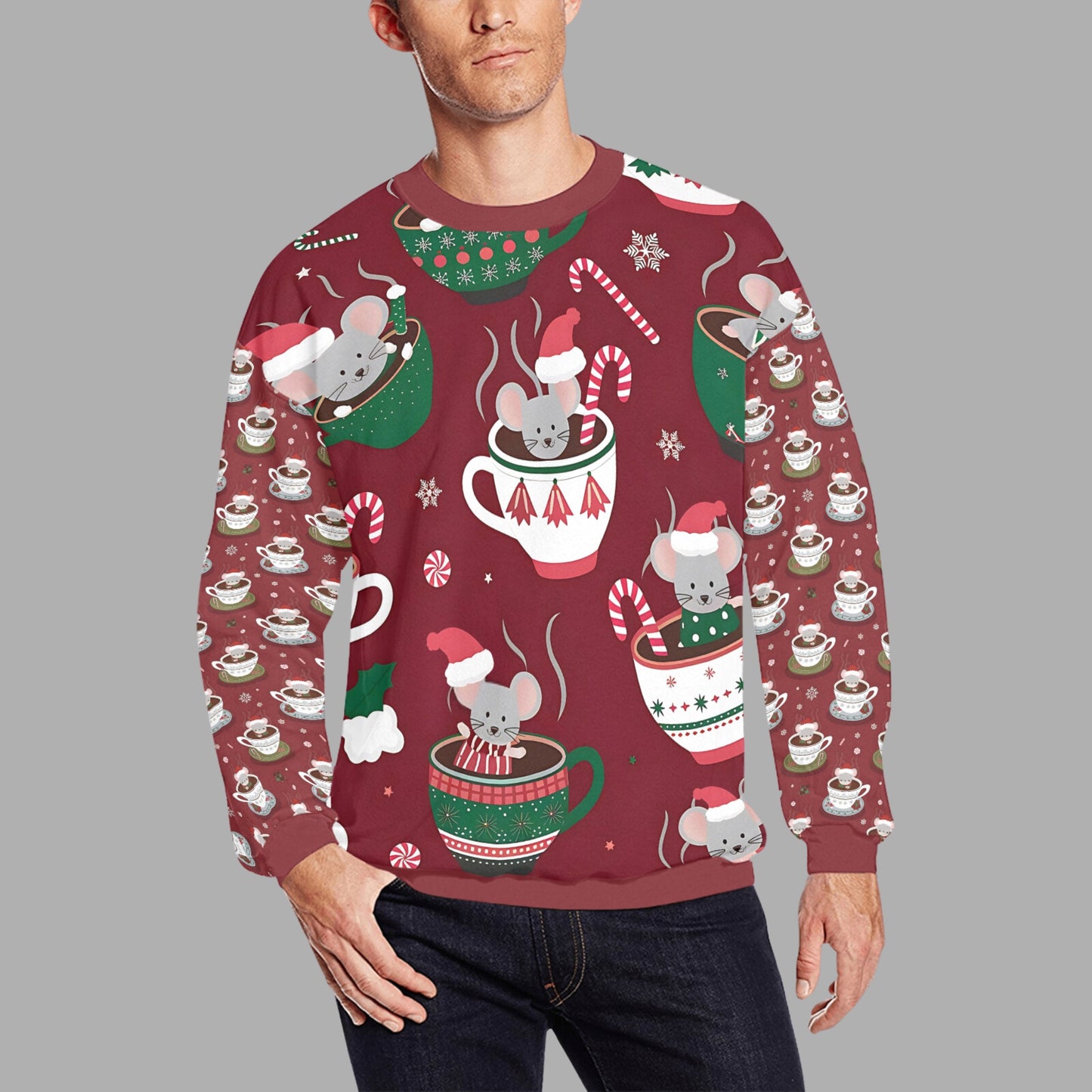 Hot Cocoa Bath Ugly Sweater