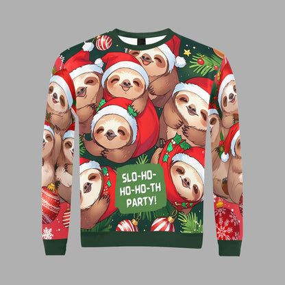 Sloth Party Ugly Sweater