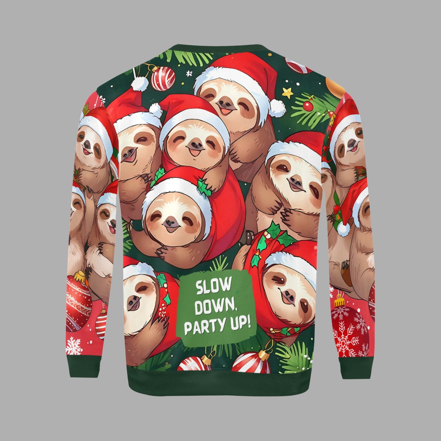 Sloth Party Ugly Sweater