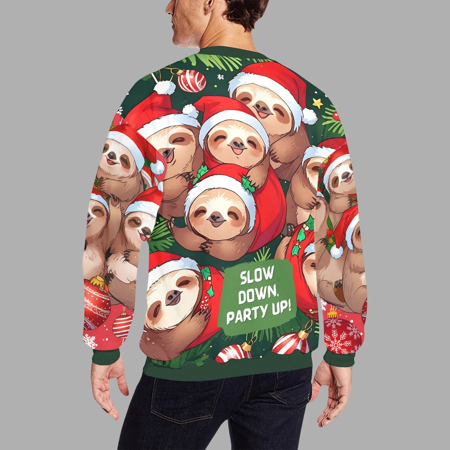 Sloth Party Ugly Sweater