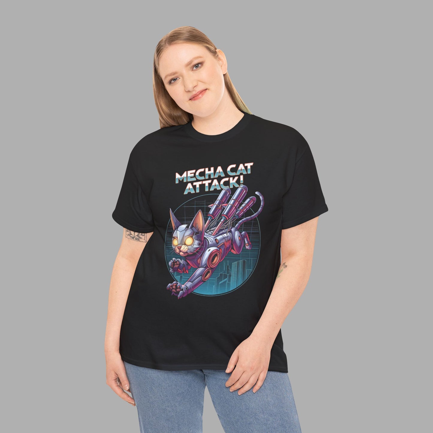 Mecha Cat Attack T-Shirt