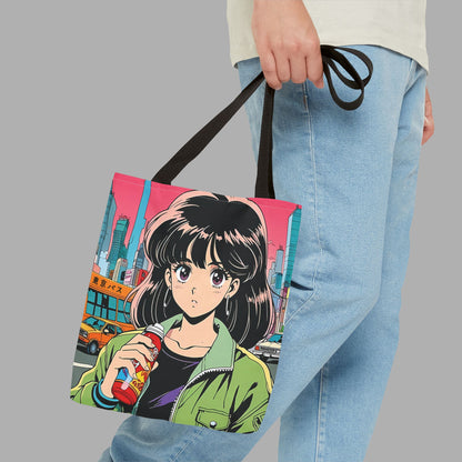 Retro Josei Anime Tote Bag