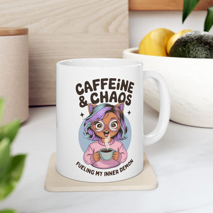 Caffeine & Chaos Mug