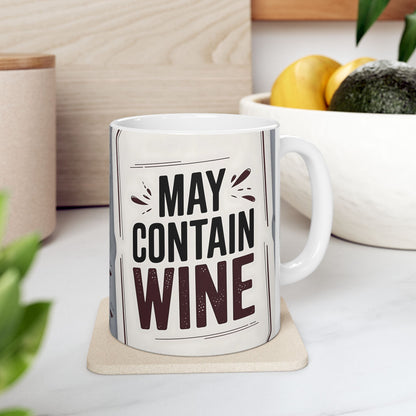 May Contain Wine Mug